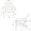Chaise Adirondack en plastique Abril-545266286