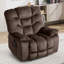 Fauteuil de massage moderne en microfibre 40,2 "avec chauffage et USB (ensemble de 2)-747518710
