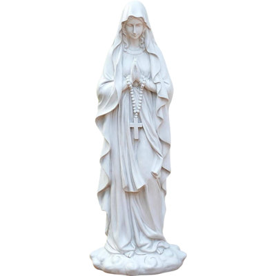 Large Madonna Prayer Statue, Garden Sculpture Decorations