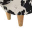 Repose-pieds en velours en forme de vache, ajout élégant et confortable à votre espace de vie, parfait pour ajouter un élément amusant et ludique à votre décor