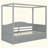 Canopy Day Bed With Twin Size Trundle-322877174