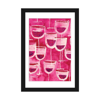 «Wine Glasses», reproduction d'art sur toile