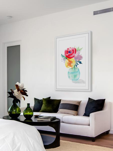 Lindsay Megahed - Single Picture Frame Painting, 61cm H x 41cm W