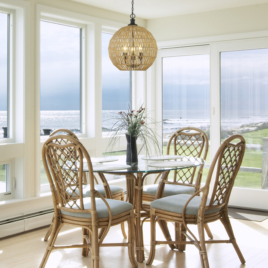 Merritt 3 - Light Statement Globe Pendant Beachcrest Home™ 