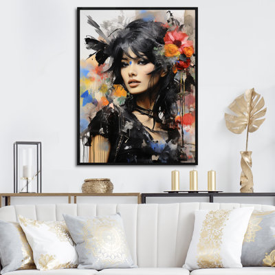 Portrait de femme couture punk Couture