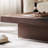 Luxury stone solid wood simple coffee table