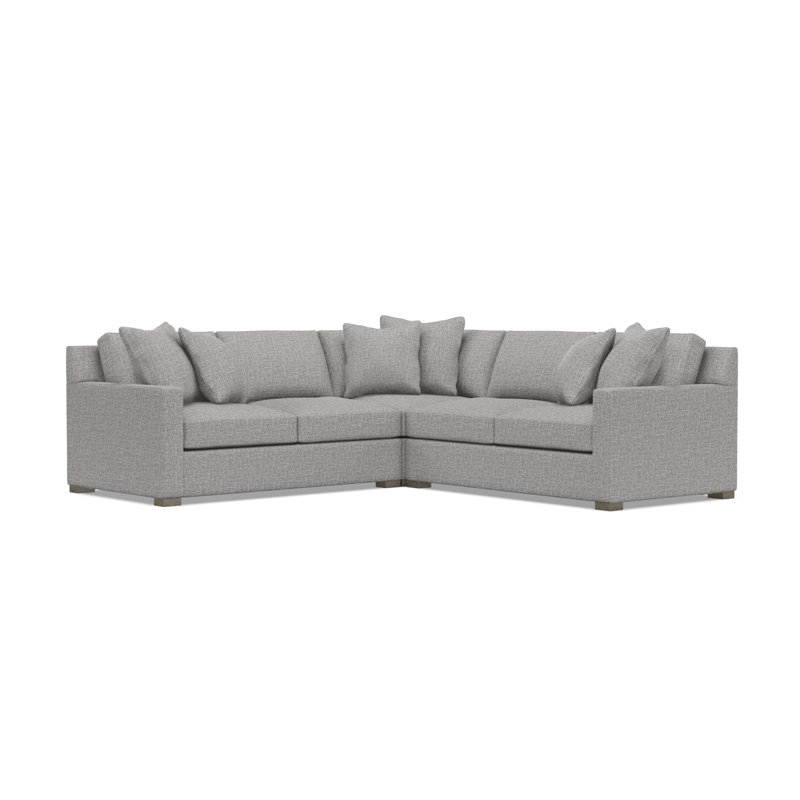 Kelsey Sectional, Dark Gray Polyester