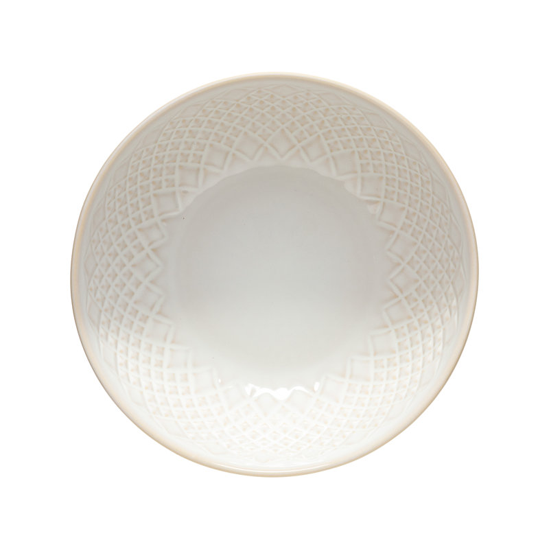 Cristal Serving Bowl, White