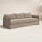 Jeter 96" Wide Outdoor Rectangle Patio Sofa with Cushions-93477906
