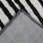 Rectangle Bledian Abstract Machine Woven Recycled P.E.T. Area Rug in White/Black-31558433