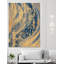 «Blue And Gold Wave», reproduction d'art sur toile géante 72 po x 54 po