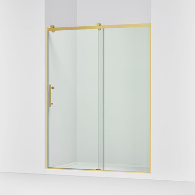 Porte de douche coulissante simple sans cadre l 59,62 "x H 76,99" Rely