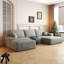Canapé modulaire Cloud avec repose-pieds, siège modulaire minimaliste-64826720