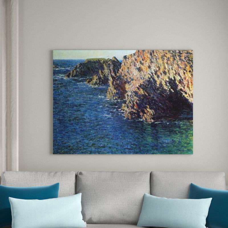 Claude Monet - Wrapped Canvas Painting, 60cm H x 80cm W x 1.8cm D