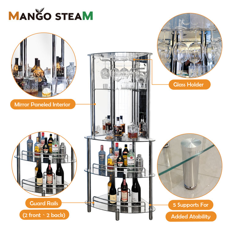Mango Steam Casier à Vin de Comptoir 6 Bouteilles - Organisateur de  Rangement pour Comptoirs de Cuisine, Garde-Manger, Réfrigéra107 - Cdiscount  Maison