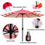 Parasol de table 9 '