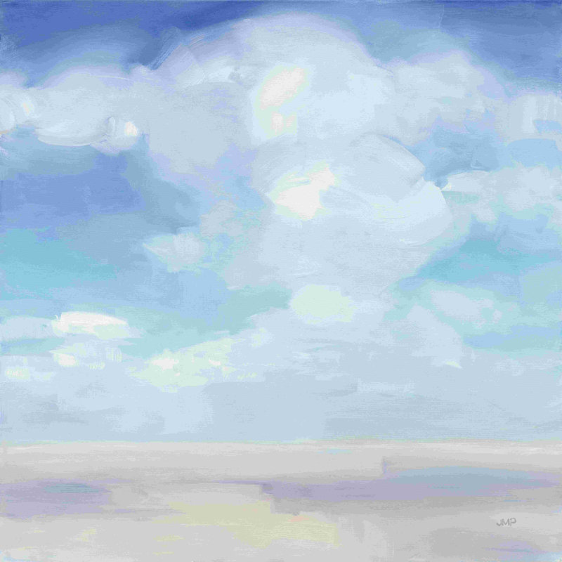 «Beach Sky» par Julia Purinton, reproduction sur toile tendue, Toile tendue, Non, H 12 po x l 12 po