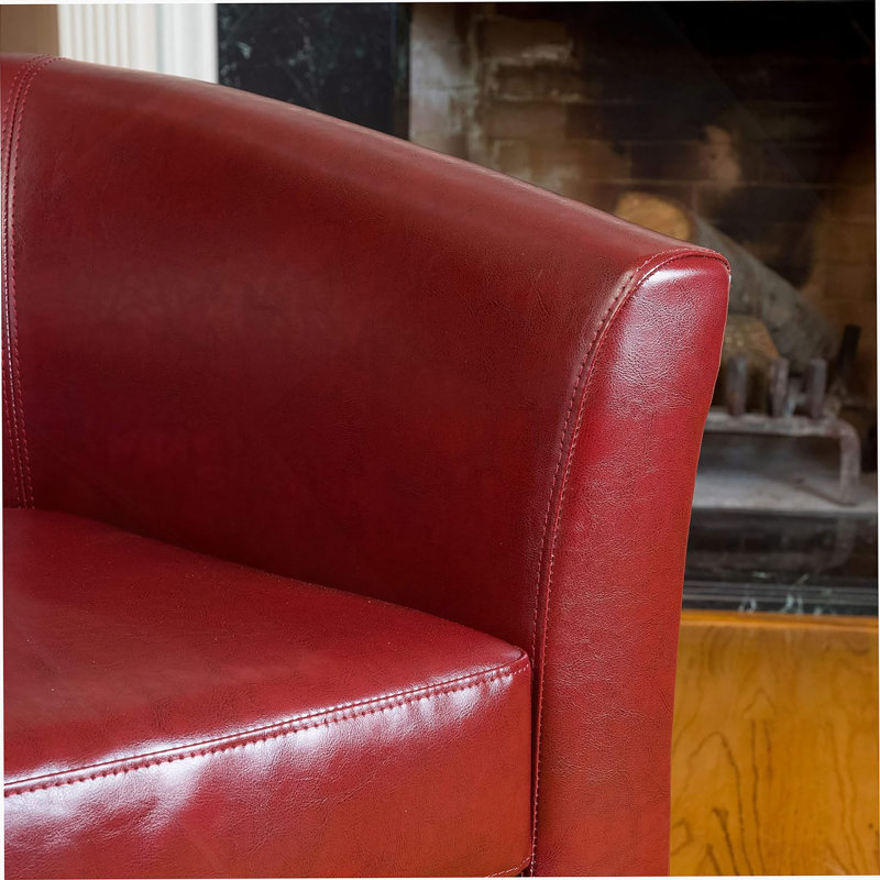Fauteuil club Plaza, Rouge