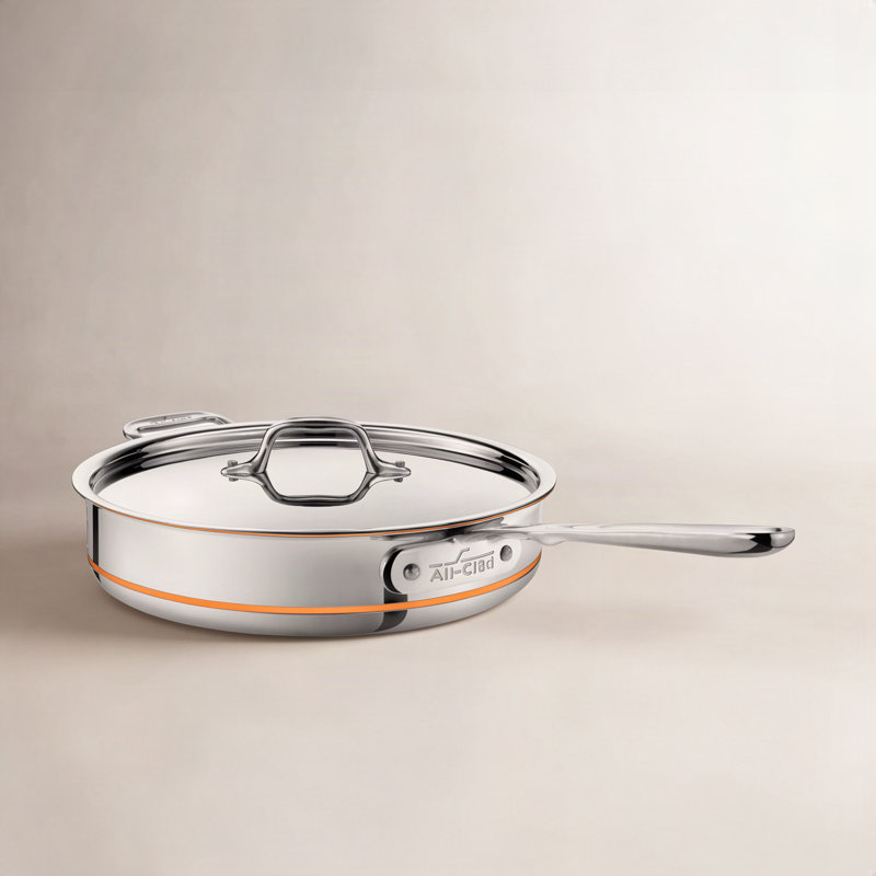 All-Clad Copper Core Saute Pan with Lid, 5 qt.