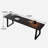 Modern Rectangular Solid Pine Wood Writing Desk