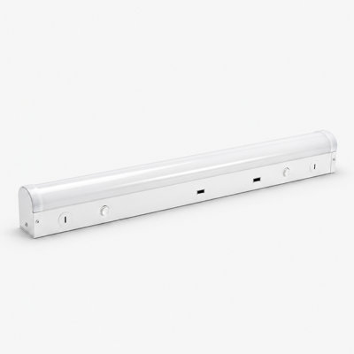 Bande lumineuse linéaire à DEL intégrée E2 Lighting de 1,2 m avec batterie de secours, puissance et température de couleur sélectionnables (ensemble de 6)