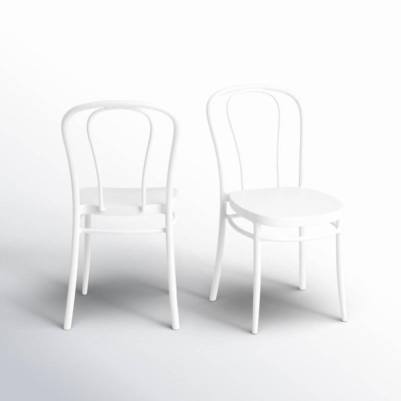 Chaise d'appoint de salle à manger Farrah, Blanc