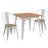 Easley 2 - Person Four Leg Dining Set-1826448741-1826448740-1826448743