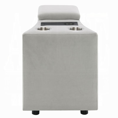 Watsy Console Table For Recliner W USB, Cupholders, Wireless Charging