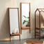 Miroir pleine grandeur rectangulaire en bois manufacturé-1456199182