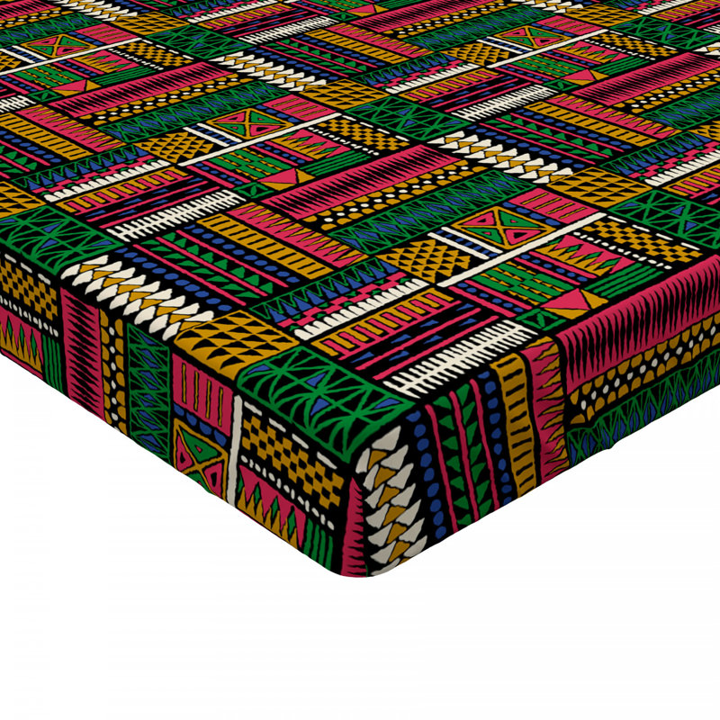 Microfiber Patchwork Fitted Sheet, Full Fitted Sheet