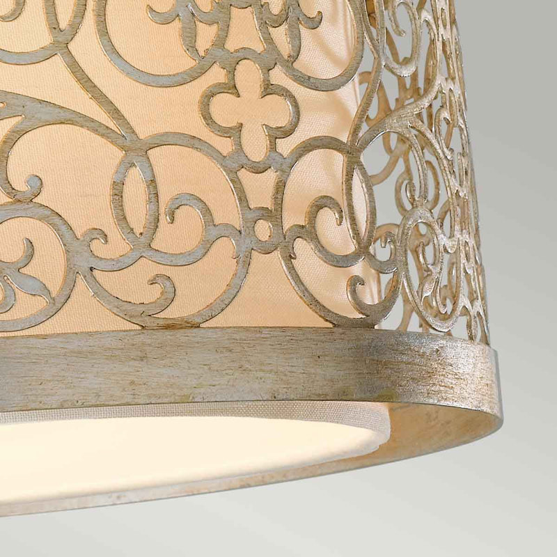 Brentry Glass Flush Mount, 17.1'' H X 37.5'' W X 37.5'' D
