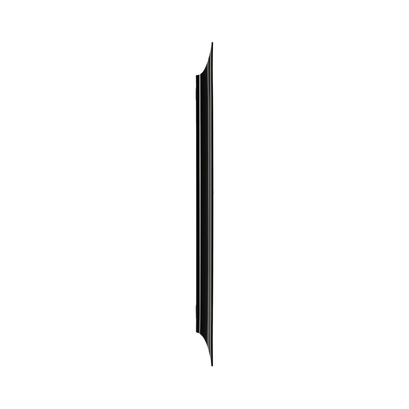 Ghost Flat Wall Mirror, 43.7" x 34.65", Black