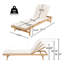 Chaise longue avec coussin Mallacia