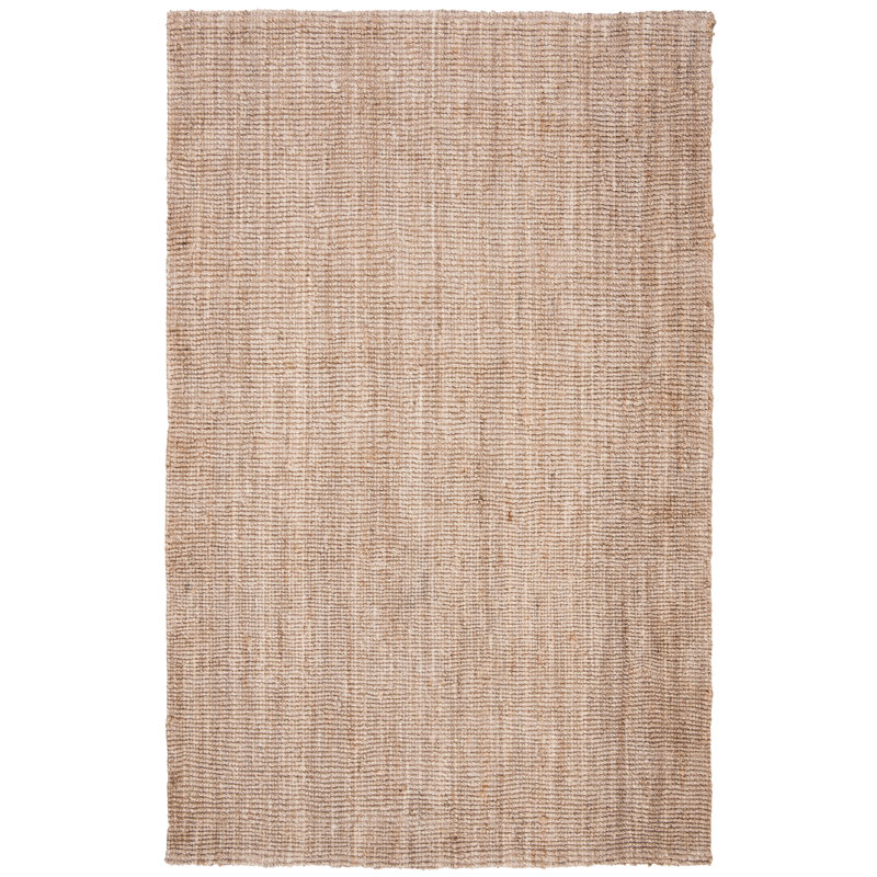 Solid Colour Hand Woven Area Rug, Rectangle 122 X 183cm