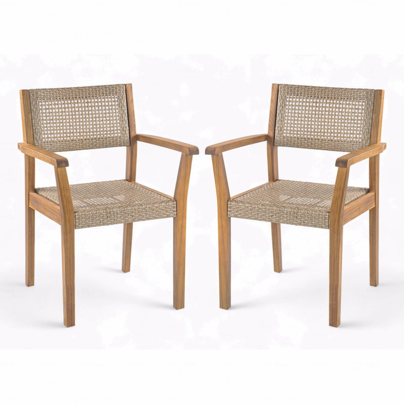 Ensemble de 2 chaises de patio d'extérieur
