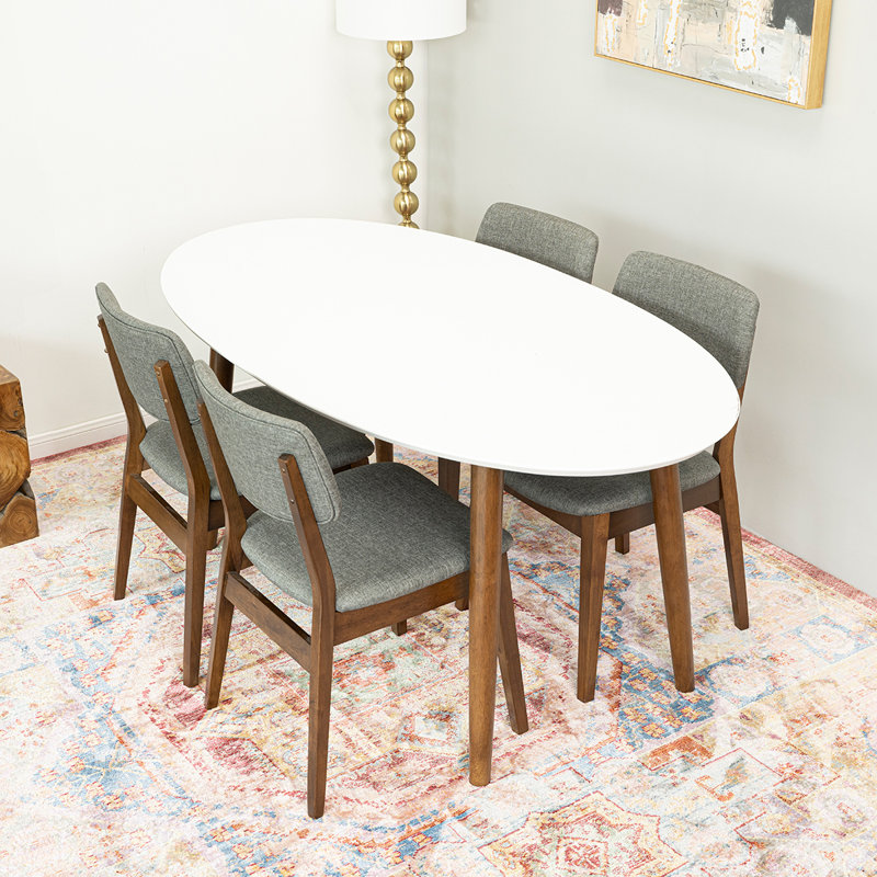 4 - Person Solid Wood Solid Wood Top Four Leg Dining Set