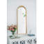 Miroir de plancher en bois, miroir complet