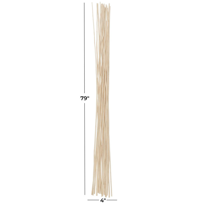 Feuillage naturel Cole et Gray, H 79 po x l 4 po x P 4 po