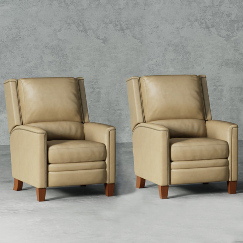 Sondrio Power Cordless High Leg Recliner P2 Two Pack, Luxe Latte