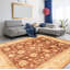 One-of-a-Kind 8'1" X 9'9" New Age Wool Area Rug in Brown