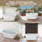 59" Acrylic Freestanding Bathtub, Stand Alone Soaking Tub, Glossy White Acrylic, Toe-tap Chrome Drain-120852068