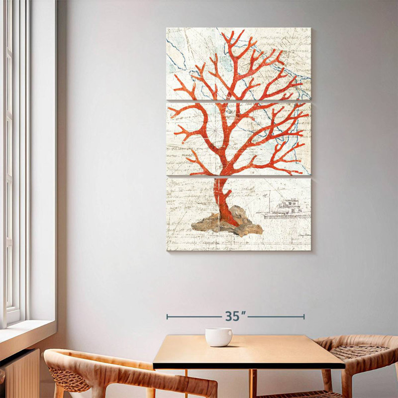 Corail texturé Brampt, H 65 po x l 42 po
