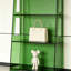 Organisateur de présentoir en acrylique vert-130116105