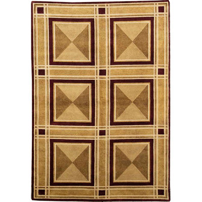 Himalayan Hand Woven Wool Geometric Area Rug