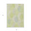 Tapis d'intérieur et d'extérieur lavable 8 pi x 10 pi vert et ivoire artichaut