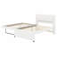 Lit plateforme tapissier contemporain avec lit gigogne escamotable-1962351110