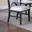 Chaises de salle à manger Soft Cozy Texture 2pc