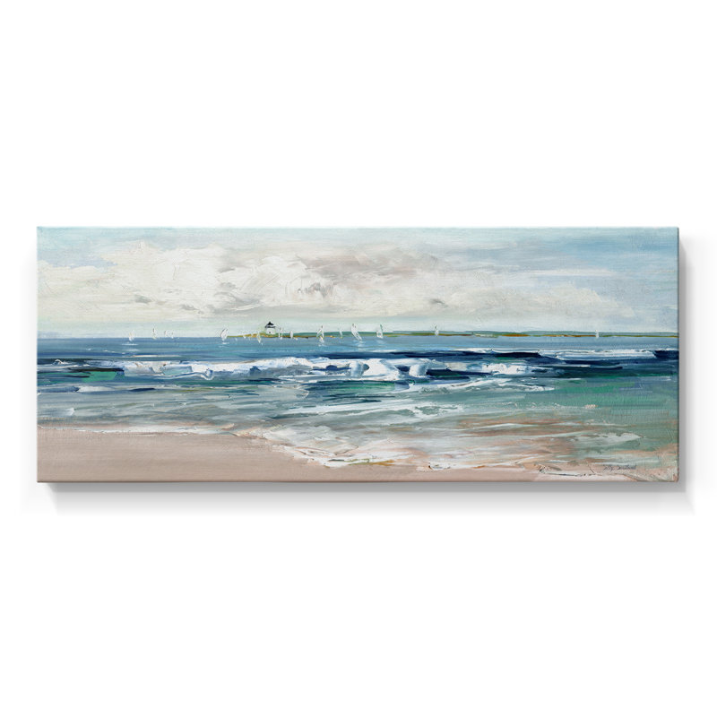 Voiles d'été - Toile tendue avec châssis - Prêt à accrocher, H 20 po x l 50 po