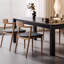 Table de salle à manger rectangulaire noire-1823317630