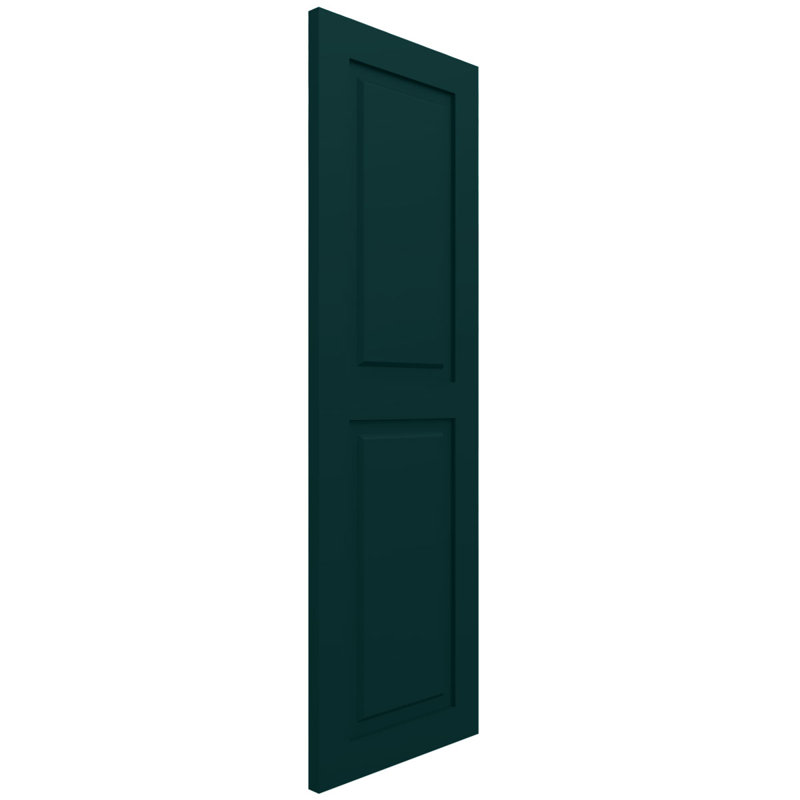 Volets en PVC True Fit, Vert thermique, H 69 po x l 12 po x p 1 po, 15"